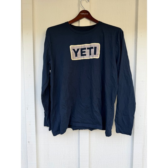 Yeti Other - Yeti Screened Logo Blue Mens shirt sz XL